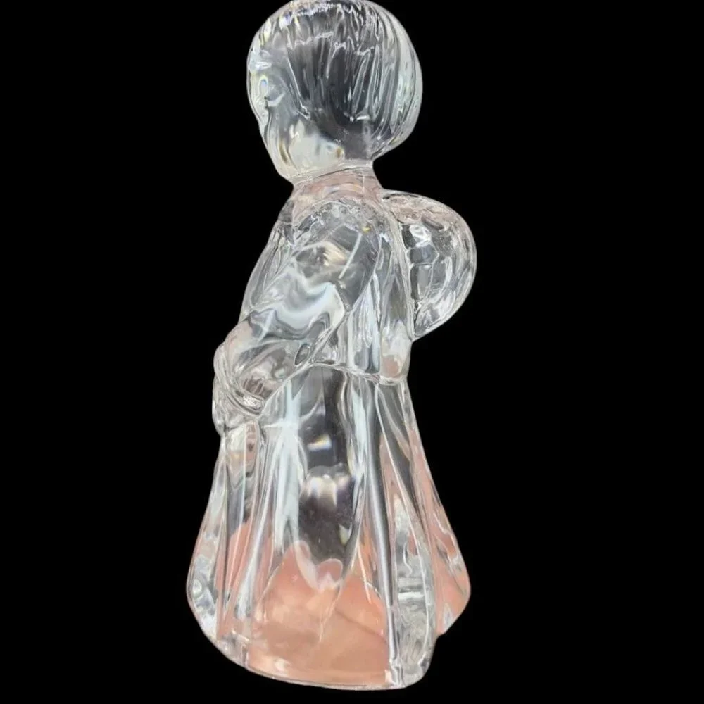 R.O.C Vtg Crystal Mother & Child Figurine Sculpture